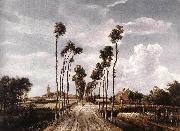 The Alley at Middelharnis g HOBBEMA, Meyndert